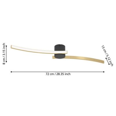 5. EGLO AIETA LED ceiling light E