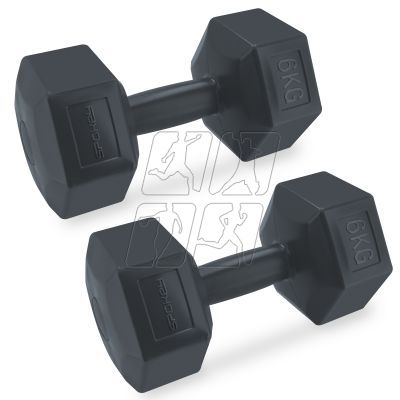 3. Spokey Monster dumbbells 2x 6 kg SPK-943623