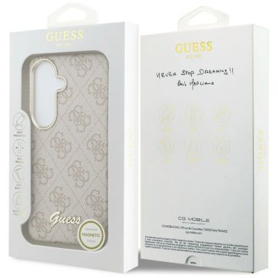 8. Guess 4G Script MagSafe Case for Samsung Galaxy S26 - Pink