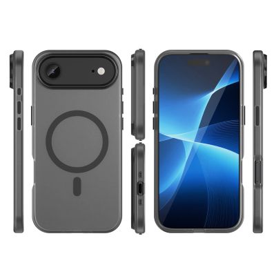 3. Magnetic Abrasive iPhone 17 Air Case Compatible with MagSafe - Matte Black
