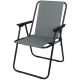 CAMPING CHAIR WITH ARMRESTS 52x44x75CM FOLDING GRAY