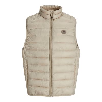 7. Jack&Jones men's vest JJEBRADLEY LIGHT BODYWARMER COLLAR NOO 12280973 CROCKERY