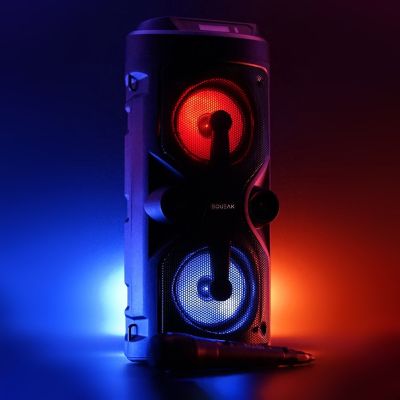 12. SQUEAK KARAOKE SPEAKER HARMONY BLUETOOTH 5.0, FM RADIO, MICROSD, AUX, USB SQ1004