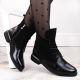 12. Filippo W PAW476 black patent leather insulated ankle boots
