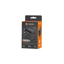 NATEC RIBERA USB-C 20W POWER DELIVERY BLACK CHARGER NUC-2060