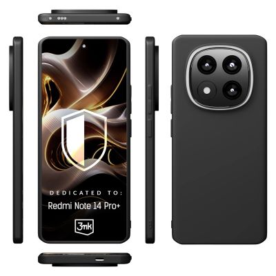 5. 3mk Matt Case for Xiaomi Redmi Note 14 Pro+ - black