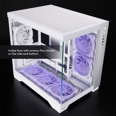 11. Chieftec GM-30W-TG-OP Computer Security & Holder Cube White