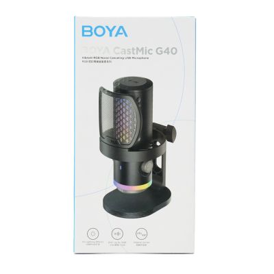 8. BOYA CastMic G40 Wired USB-C Gaming Microphone - Black
