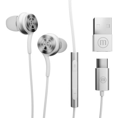 2. MAXELL XC1 Wired headphones USB-C connector white