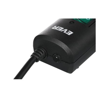 7. Ever OPTIMA surge protector 5.0m (6 x UTE; 10 A; black) (T/LZ08-OPT050/0000)