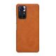 2. Nillkin Qin Case Case for Xiaomi Redmi Note 11T 5G / Note 11S 5G / Note 11 5G (China) / Poco M4 Pro 5G Camera Cover Holster Cover Flip Case Brown