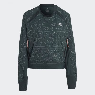 6. Adidas X-City Running Crewneck Jacket W HC6323