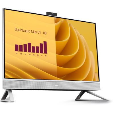 4. Dell 27 AiO EC27250 i5-1334U 27.0"FHD Matt 16GB DDR5 SSD512 Iris Xe Graphics Cam 5MP WLAN+BT Backlit Kb W11Pro 3Y ProSupport