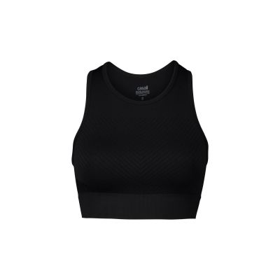 CASALL Essential Block Seamless Sport Top Black