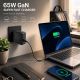 3. QOLTEC GAN 65W AC CHARGER | USB-C PD PPS | 5-21V | 3-3.25A