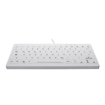 3. CHERRY AK-C4112 - Compact medical keyboard, backlit, USB, QWERTZ, German, white