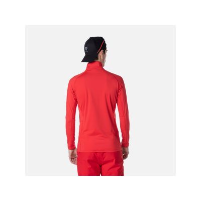 4. Rossignol Classique 1/2 Zip T-shirt red