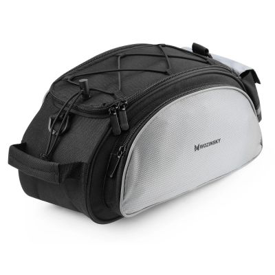 3. Wozinsky Bike Pannier Bag with Shoulder Strap 13L Black (WBB1BK)