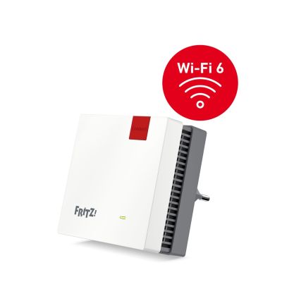 FRITZ!Repeater 1200 AX 3000 Mbit/s Wired LAN Wi-Fi White 1 pc.