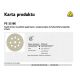 KLINGSPOR SELF-ADHESIVE ABRASIVE DISC 225mm PS33BK gr.220 GLS38 /50pcs.