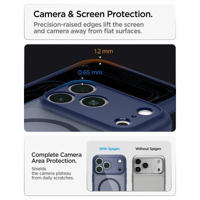 11. Spigen Ultra Hybrid MagSafe Case for iPhone 18 Pro Max / 17 Pro Max - Dark Blue