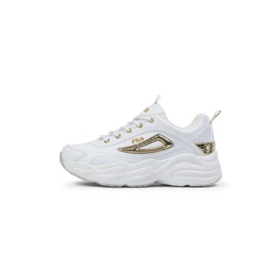 5. Fila Skye ZP women's sports shoes sneakers fashionable white with gold