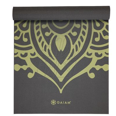 2. Gaiam Cool Matcha Sundial Layers 5mm 65735 yoga mat