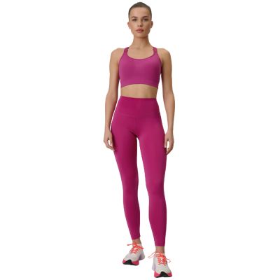 6. Women's leggings 4F FNK F418 pink 4FWSS26TFTIF418 54S
