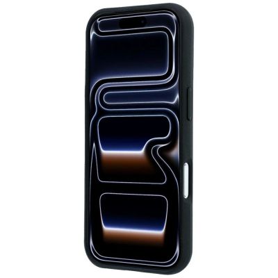 5. BMW M Blue Perfo Metal Logo MagSafe Case for iPhone 18 Pro Max / 17 Pro Max - Black