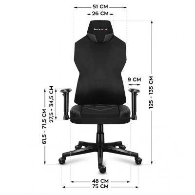 14. Huzaro Combat 6.2 Black RGB Gaming Chair