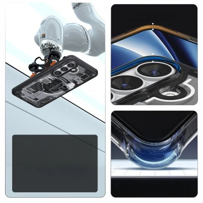 20. Spigen Ultra Hybrid Mag MagSafe Case for Samsung Galaxy S26+ Zero One - Clear Black