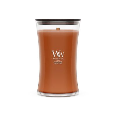 SAFFRON SMOKE WOODWICK Large Candle