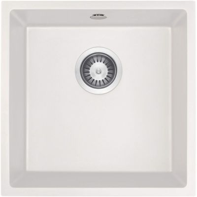 Single-bowl, undermount granite sink