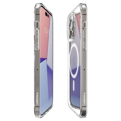15. Spigen Ultra Hybrid Mag Case with MagSafe for iPhone 14 Pro - Clear/White