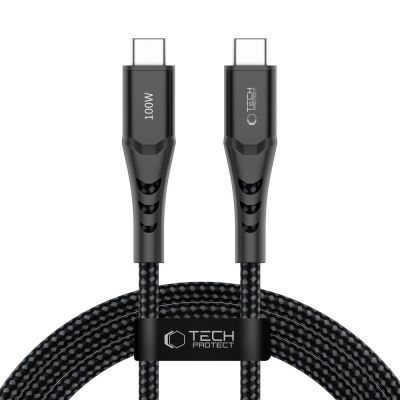 Tech-Protect Ultraboost UB11T USB-C / USB-C PD 100W / QC3.0 Cable 200 cm - Black