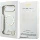 9. Guess IML Script Metal MagSafe Case for iPhone Air - Clear