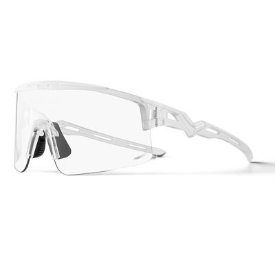 Rockbros Photochromic Cycling Glasses with UV Protection and Corrective Insert - White