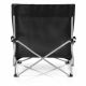 4. Meteor Coast beach lounger black
