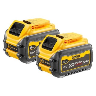 DeWalt FlexVolt 18/54V 6.0/2.0Ah battery set of 2