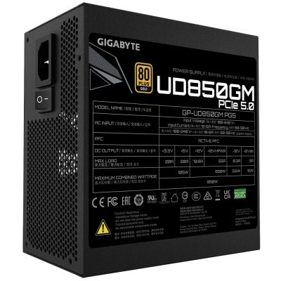 5. Gigabyte UD850GM PG5 850W 80+ Gold Power Supply