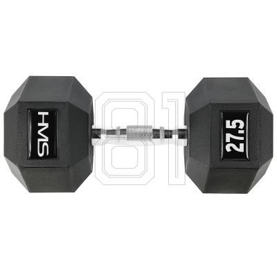 21. HMS HEX PRO 27.5 kg dumbbell