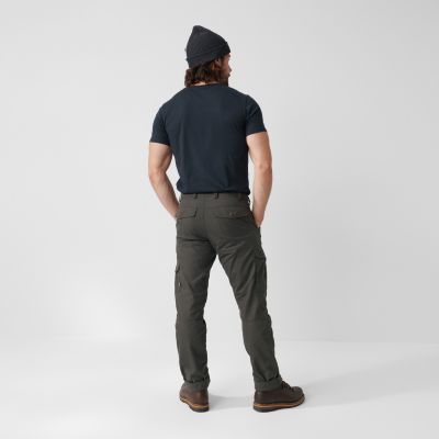 2. Fjällräven Karl Pro Trousers M Dark Grey men's outdoor trekking trousers (F82511-030)