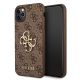 Guess 4G Big Metal Logo Case for iPhone 11 Pro Max - Brown