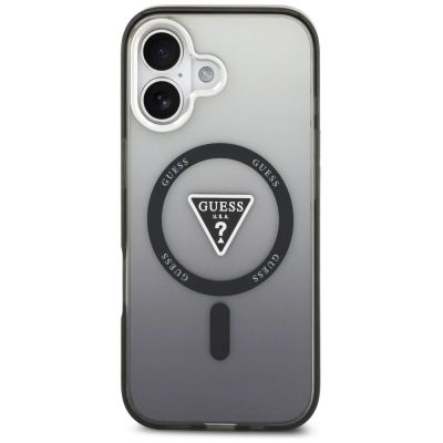 3. Guess IML Gradient Triangle Logo MagSafe case for iPhone 17 - black