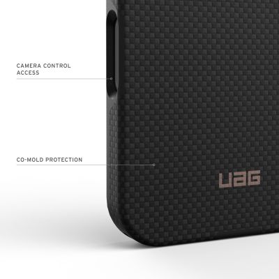 5. UAG Fibr Armr MagSafe - iPhone 17 Pro case compatible with MagSafe (kevlar graphite / bronze)