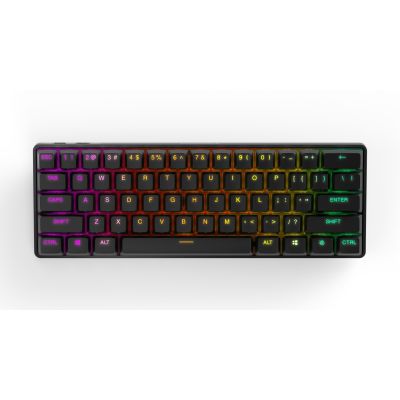 2. SteelSeries Apex Pro Gaming Keyboard Mini Gaming Keyboard RGB LED Light US Wireless OmniPoint Adjustable Mechanical Switch Bluetooth Wireless Connection
