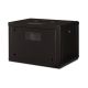 19. Digitus Unique 19" 7U wall-mounted network cabinet, 600x450, glass door, black, undivided, assembled, 100kg