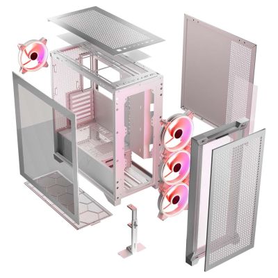 11. MODECOM VOLCNO EXPANSE T APEX ARGB MIDI WHITE CASE