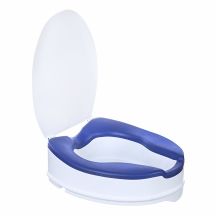 Toilet seat with flap, 10cm, SoftRelief NT500AM