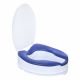 Toilet seat with flap, 10cm, SoftRelief NT500AM